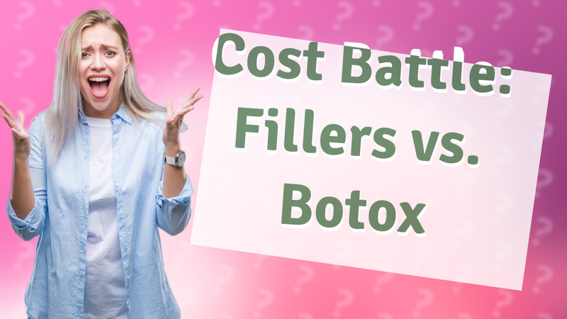 Cost Battle: Fillers vs. Botox