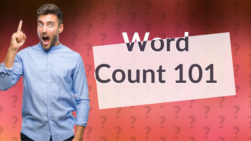 Word Count 101