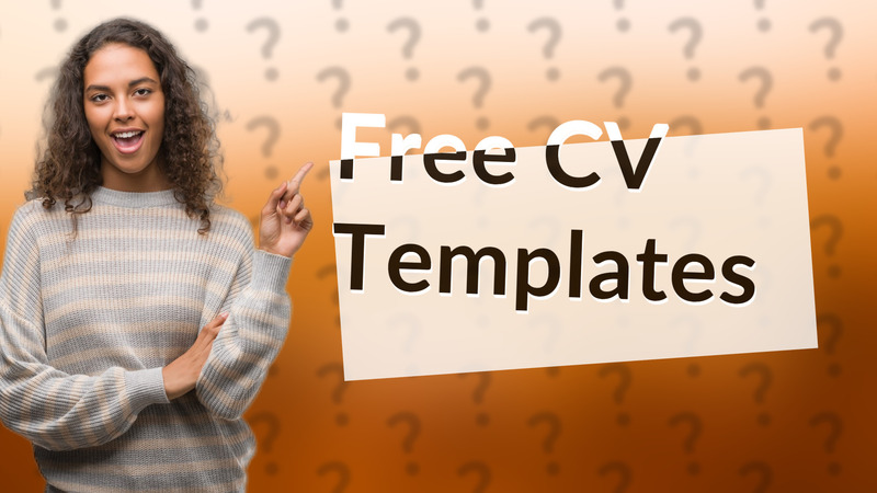 Free CV Templates