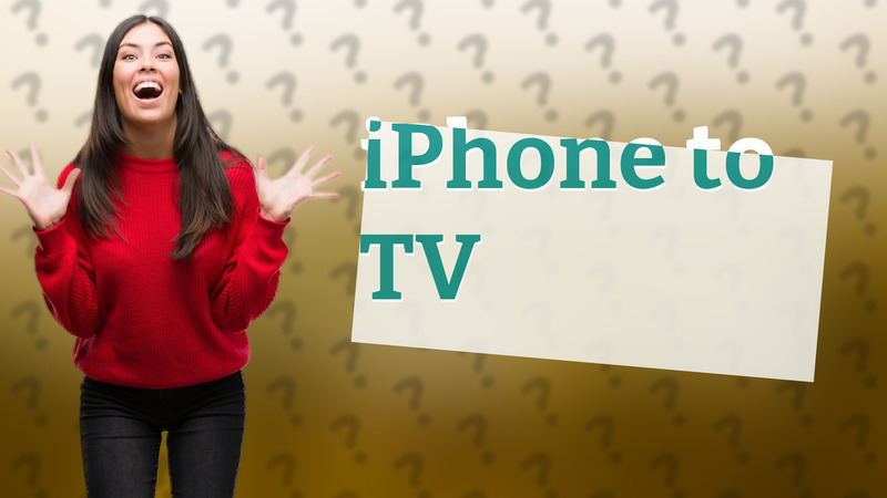 iPhone to TV