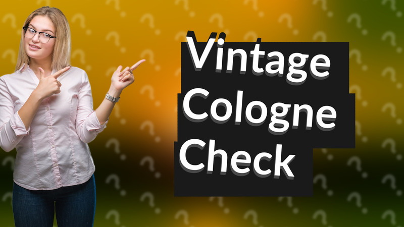 Vintage Cologne Check