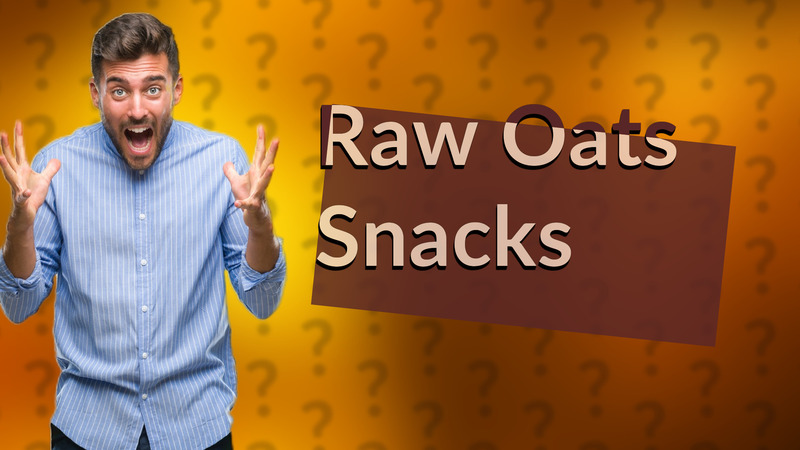 Raw Oats Snacks