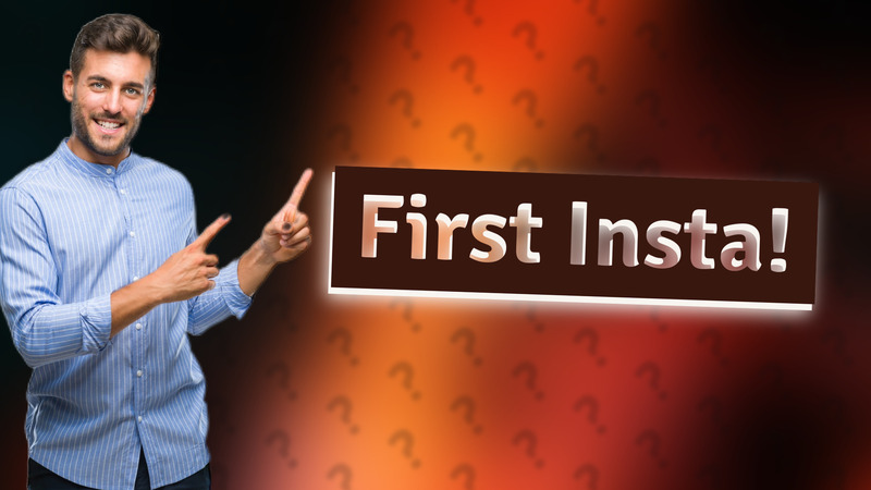 First Insta!