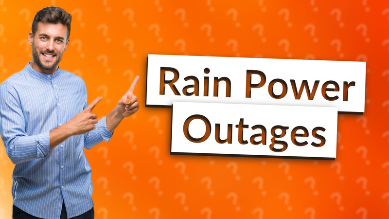 Rain Power Outages