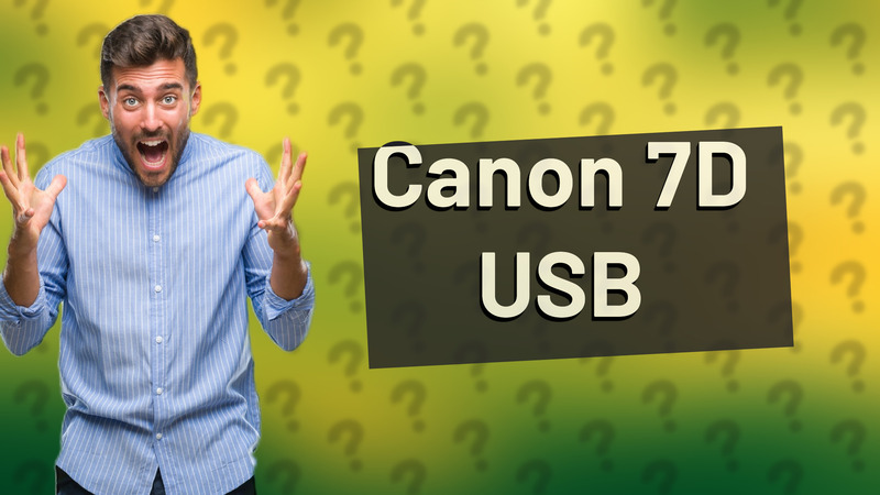 Canon 7D USB