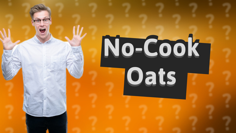 No-Cook Oats