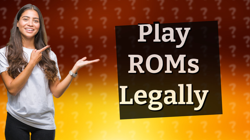 Play ROMs Legally
