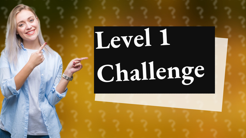 Level 1 Challenge