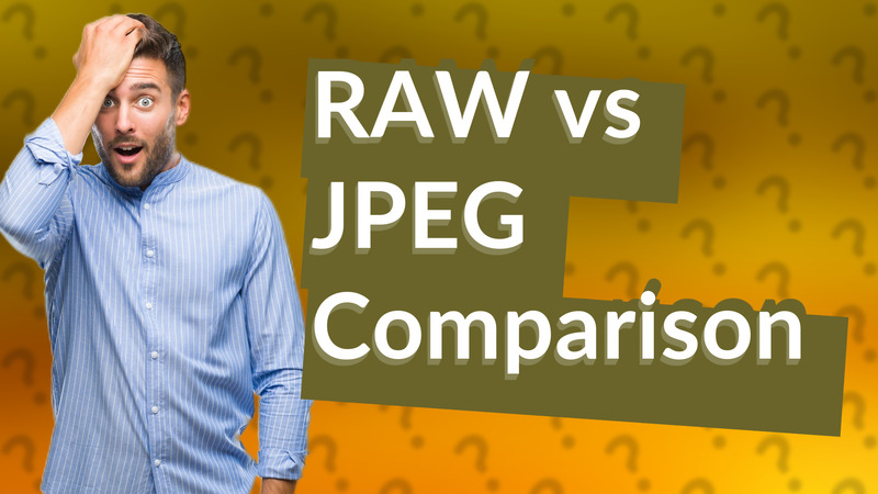 RAW vs JPEG Comparison