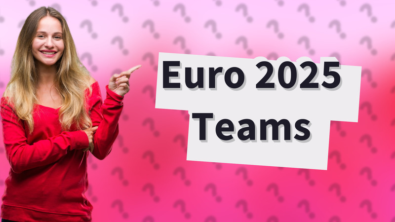 Euro 2025 Teams