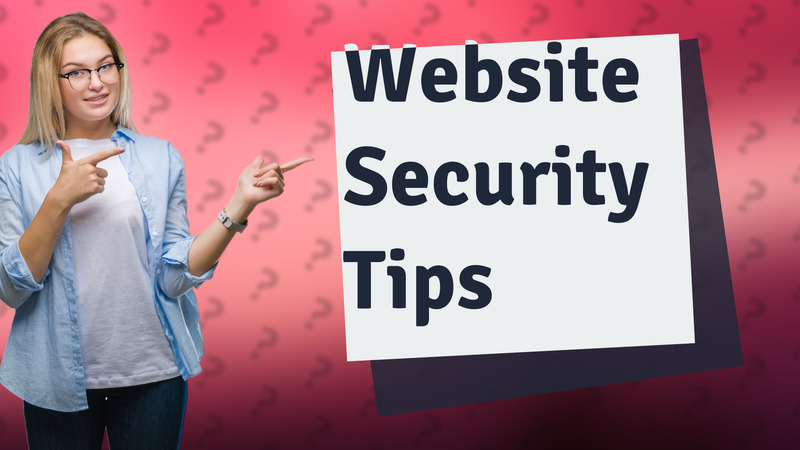 Website Security Tips
