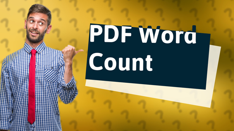 PDF Word Count