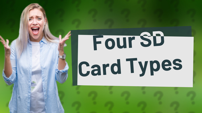 Four SD Card Types
