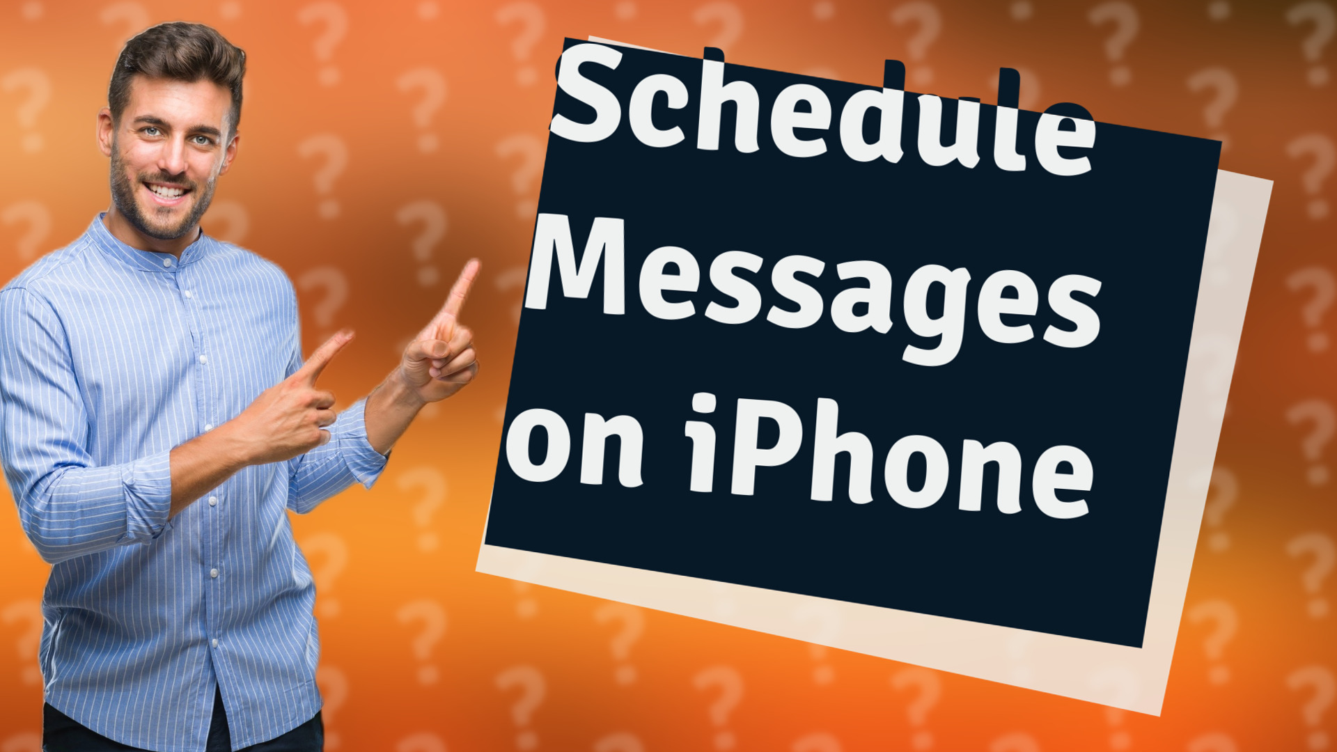 Schedule Messages on iPhone