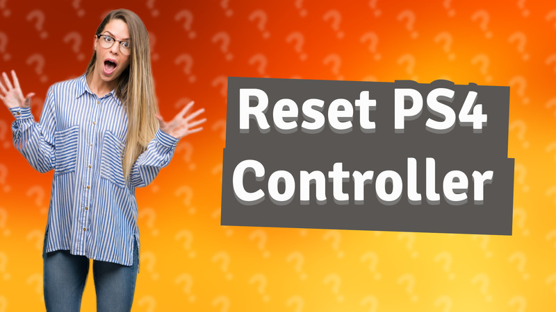 Reset PS4 Controller
