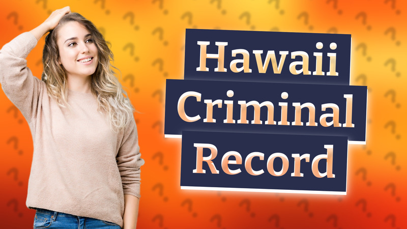 Hawaii Criminal Record