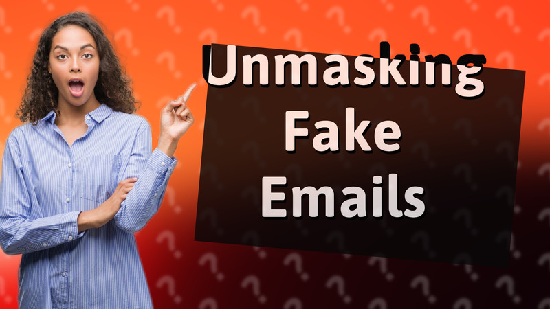 Unmasking Fake Emails