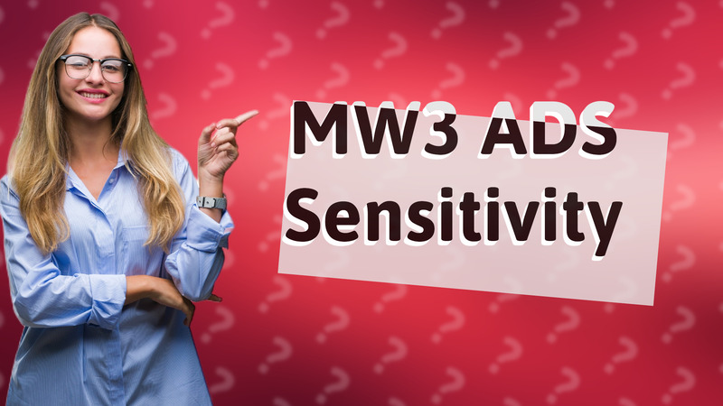 MW3 ADS Sensitivity