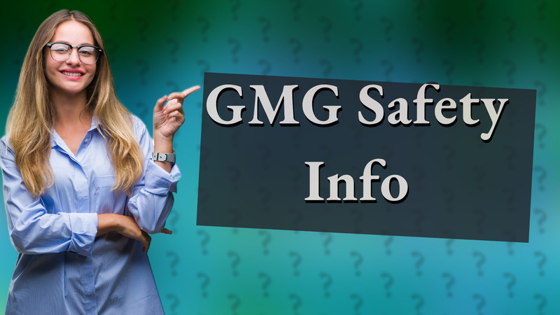GMG Safety Info