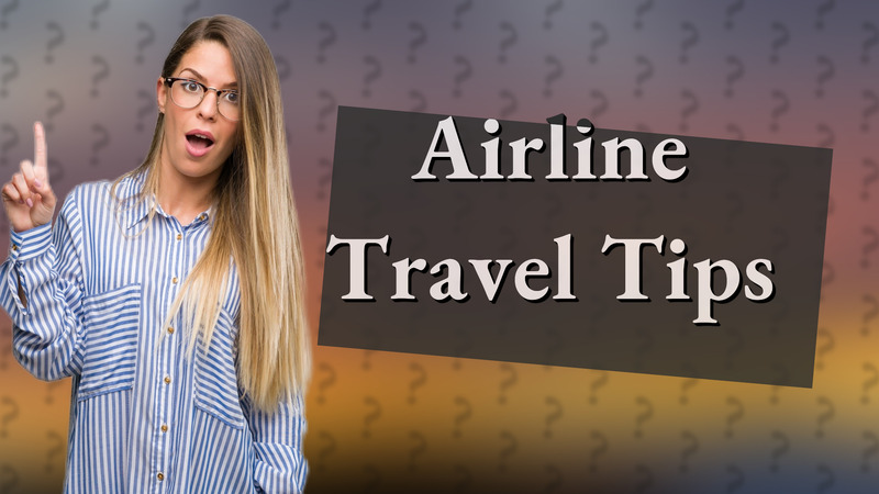 Airline Travel Tips