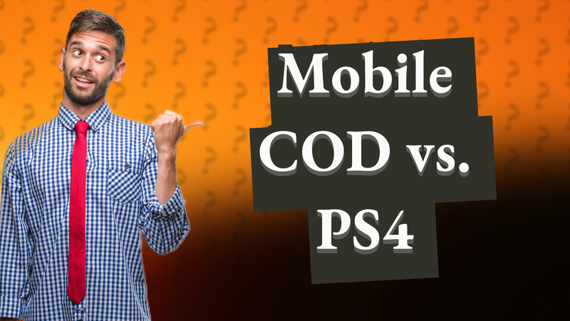 Mobile COD vs. PS4