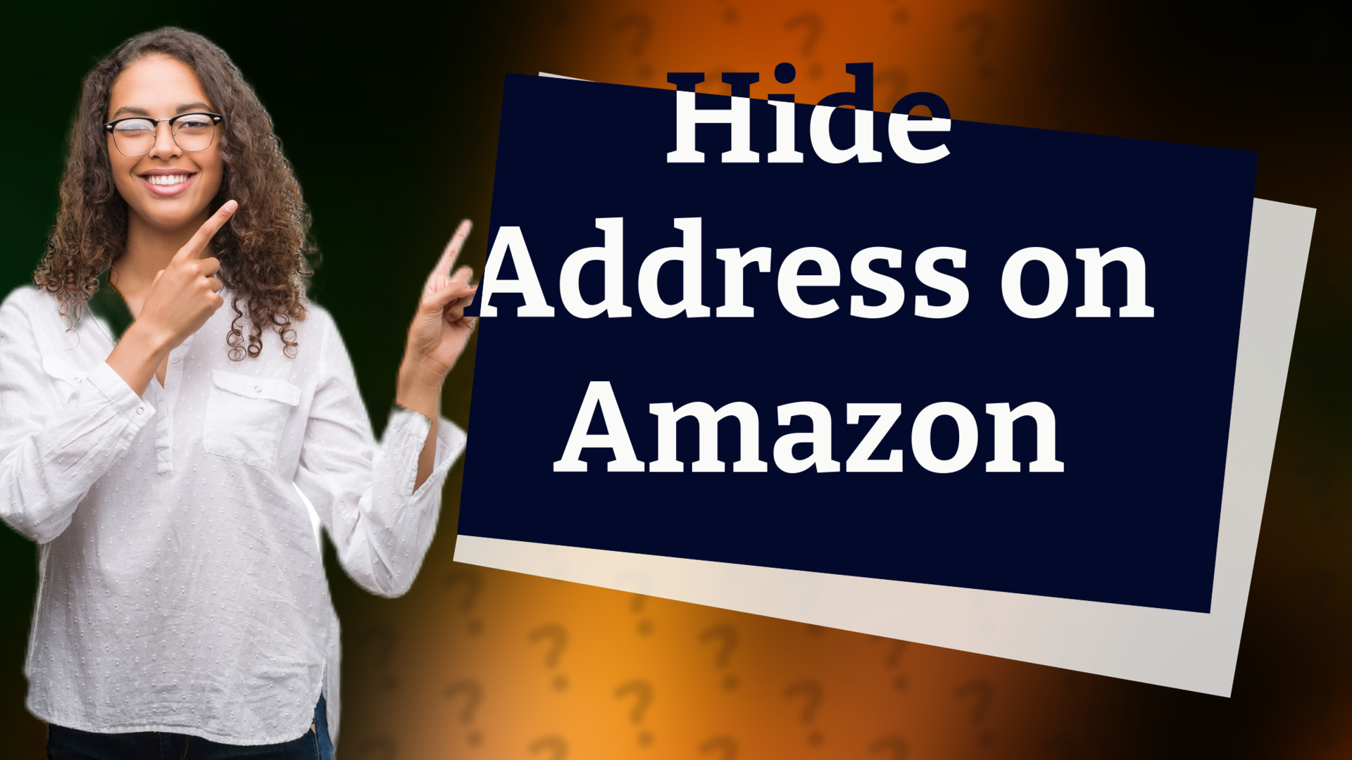 Hide Address on Amazon