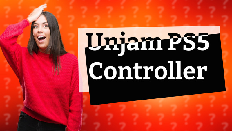 Unjam PS5 Controller