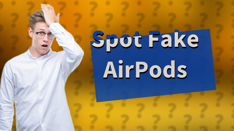 Spot Fake AirPods