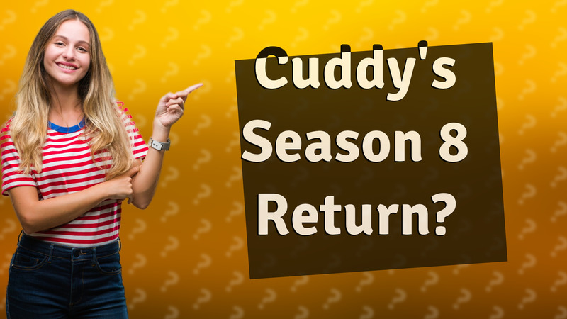 Cuddy's Season 8 Return?