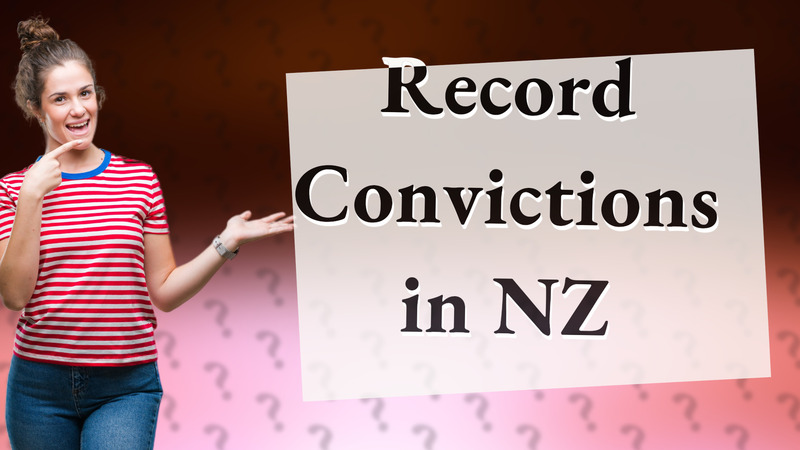 Record Convictions in NZ