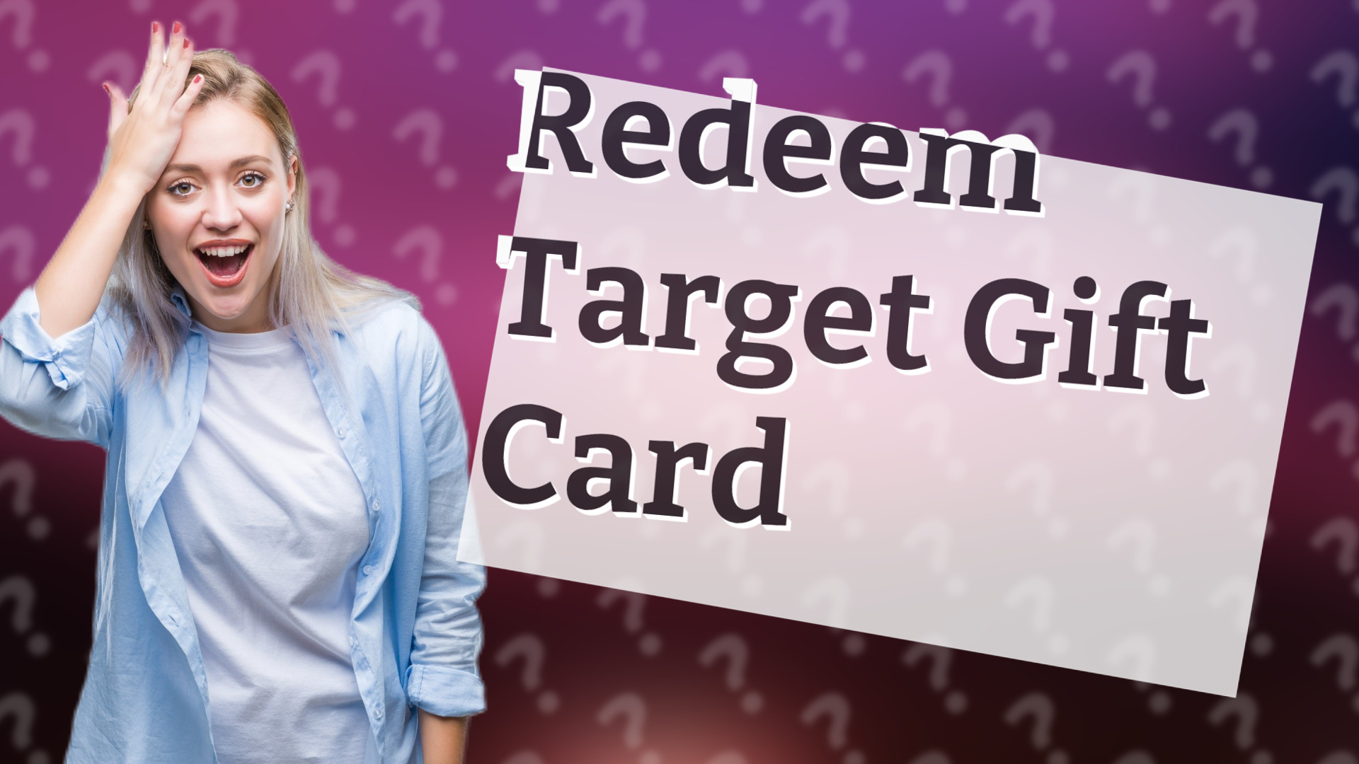 Redeem Target Gift Card