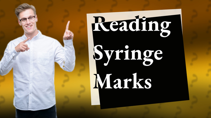 Reading Syringe Marks