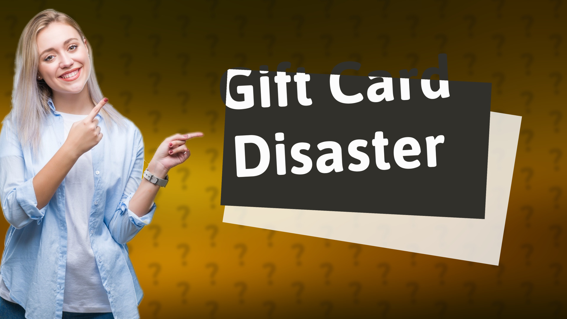 Gift Card Disaster