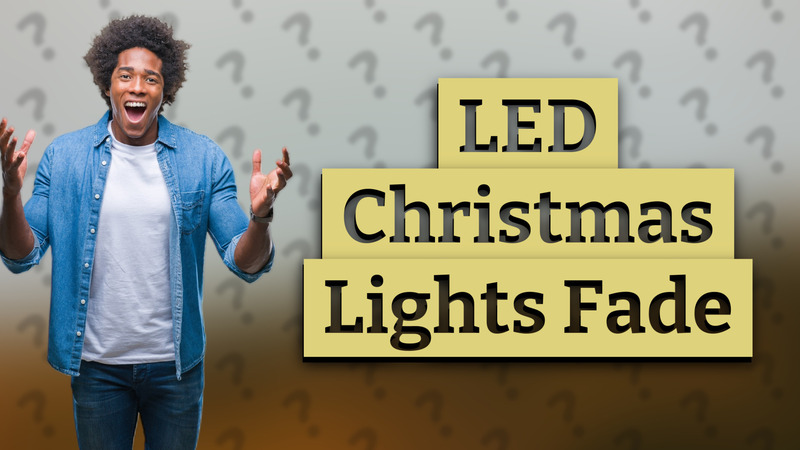 LED Christmas Lights Fade