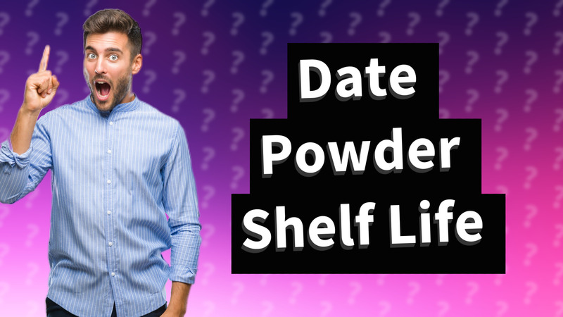 Date Powder Shelf Life