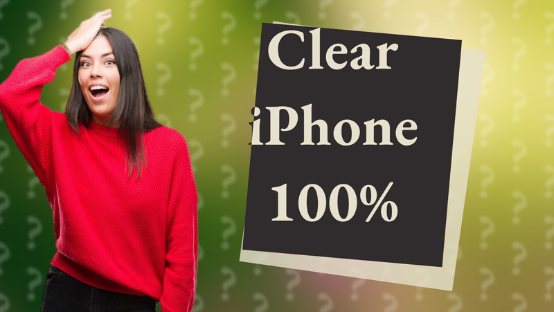 Clear iPhone 100%