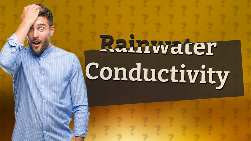 Rainwater Conductivity