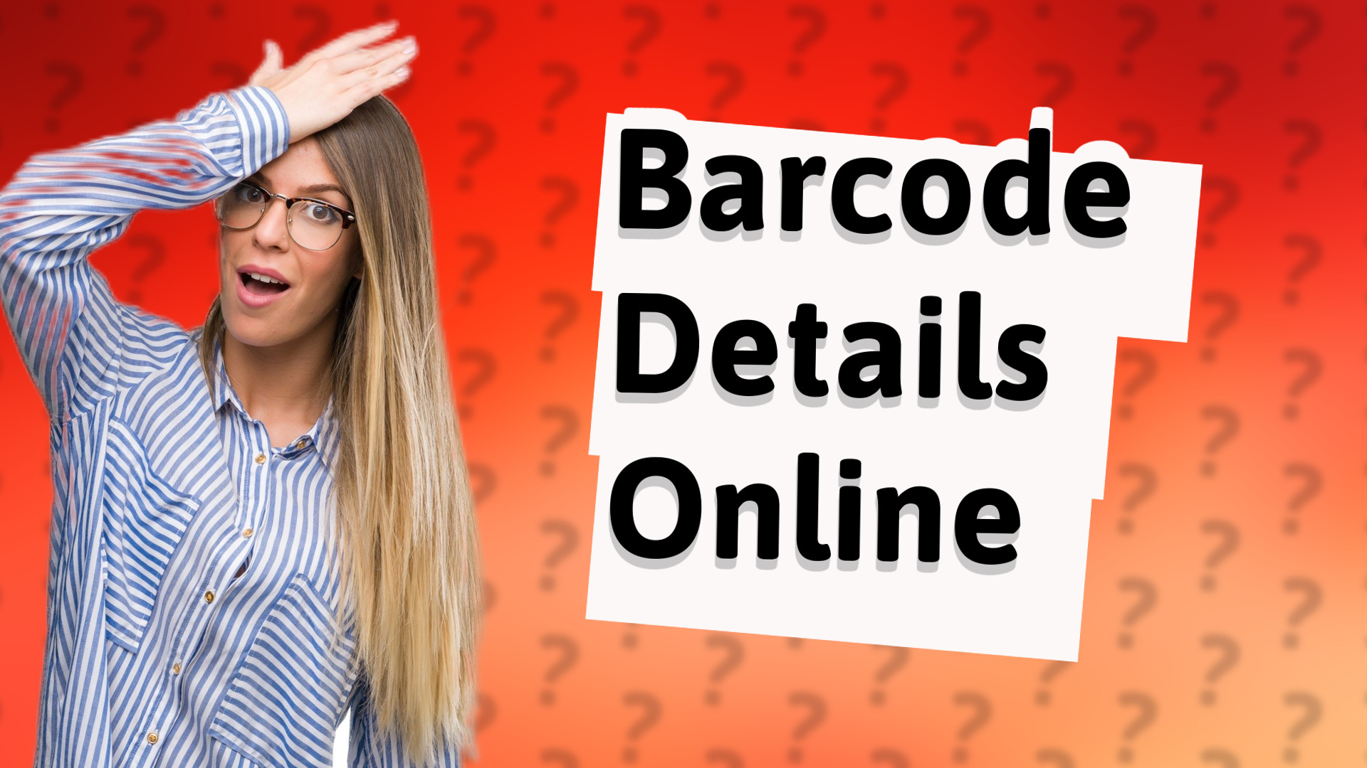 Barcode Details Online