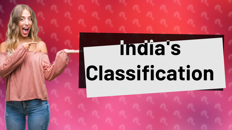 India's Classification