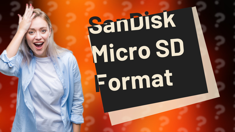 SanDisk Micro SD Format
