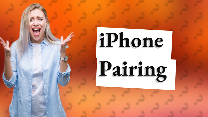 iPhone Pairing
