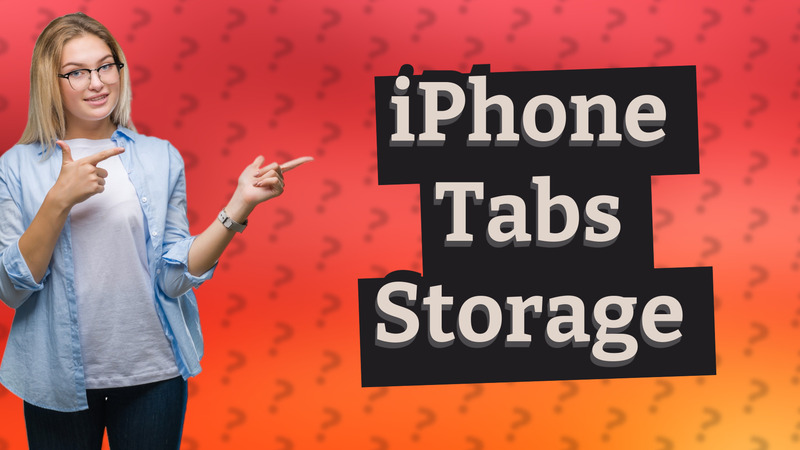 iPhone Tabs Storage