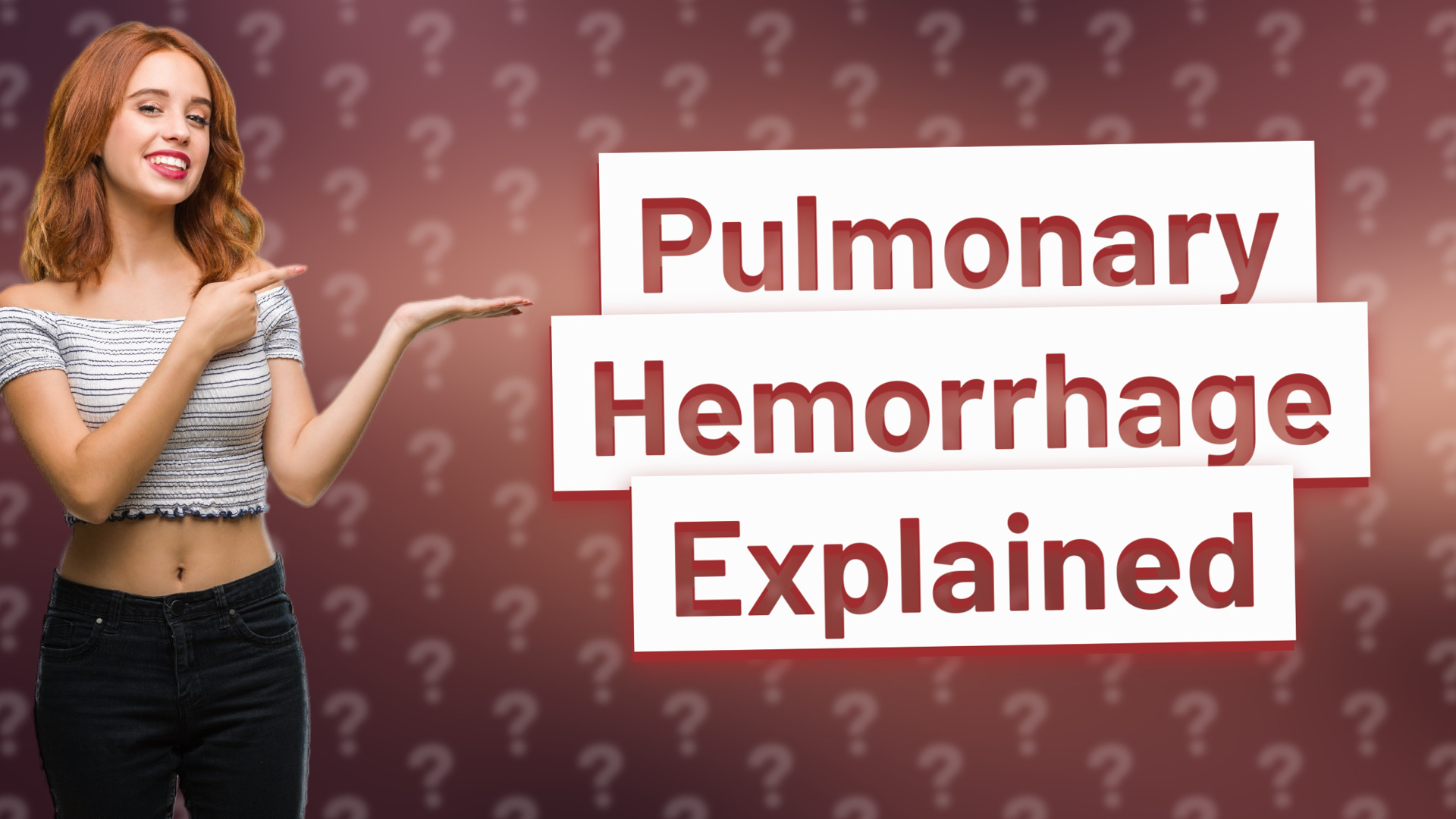 Pulmonary Hemorrhage Explained