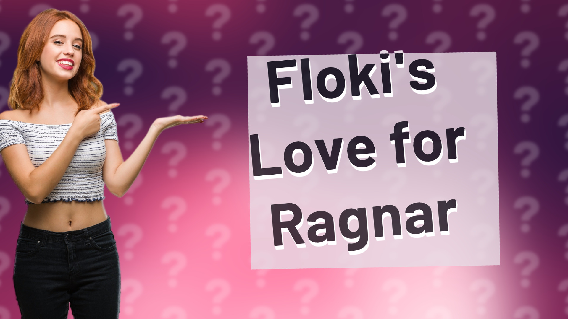 Floki's Love for Ragnar