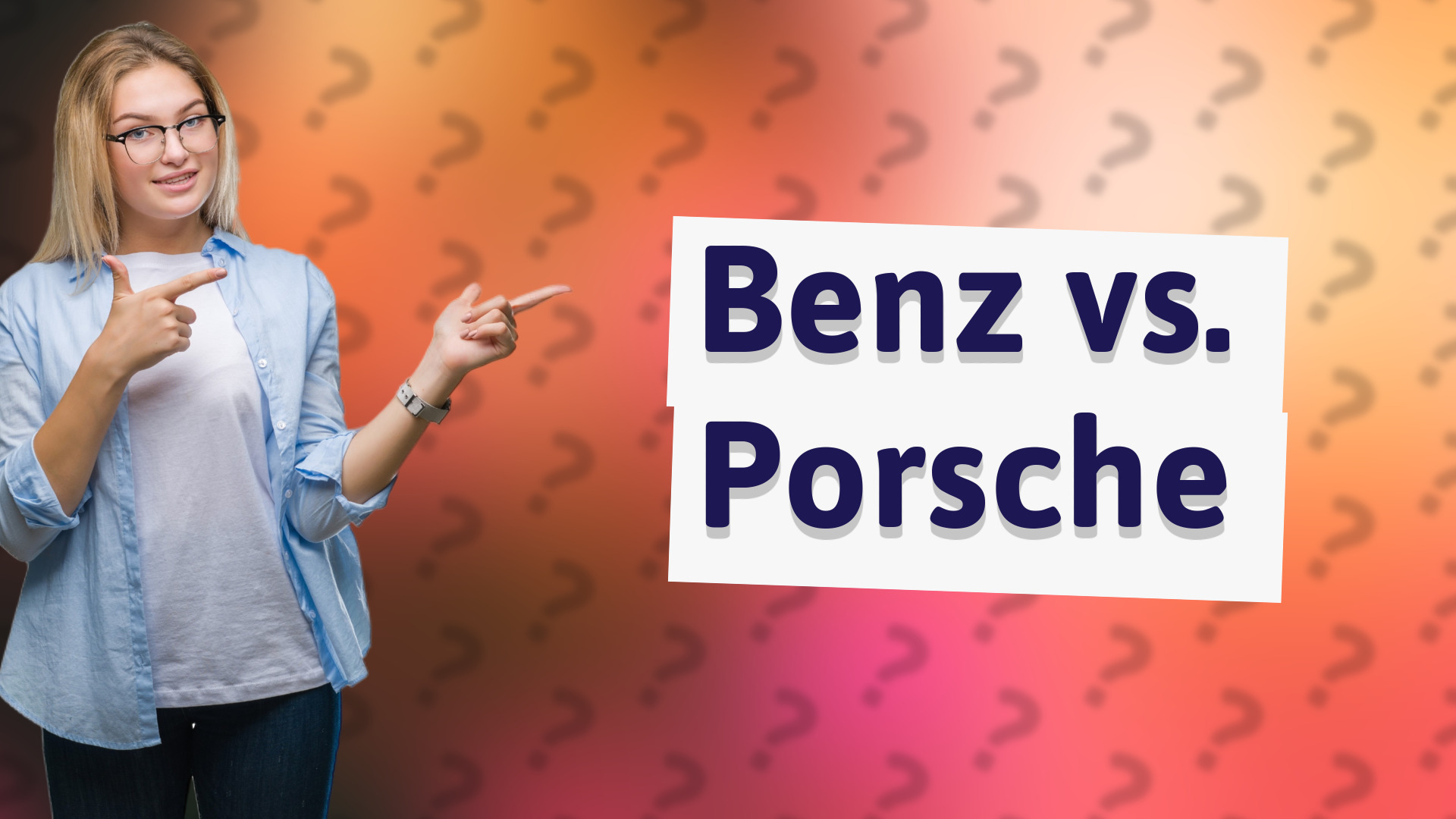 Benz vs. Porsche