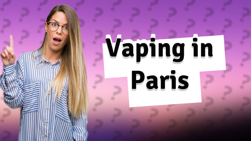 Vaping in Paris
