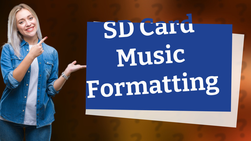 SD Card Music Formatting