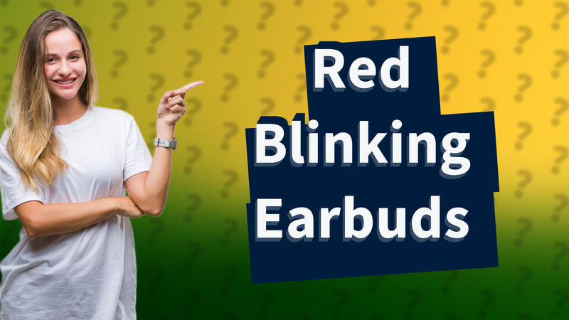 Red Blinking Earbuds
