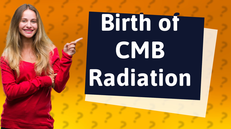 Birth of CMB Radiation
