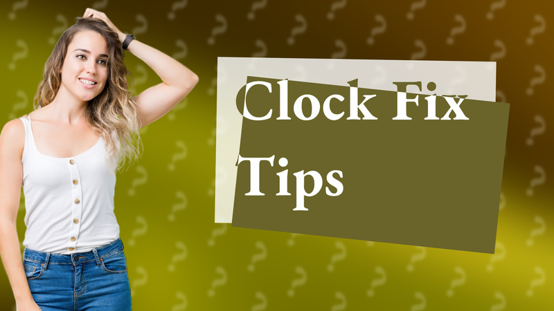Clock Fix Tips